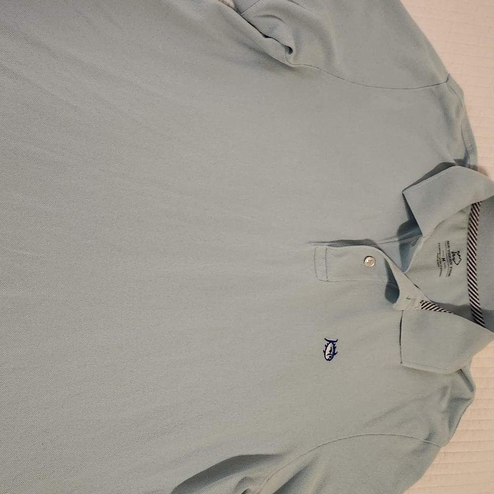 Men's Light Blue Polo Shirt